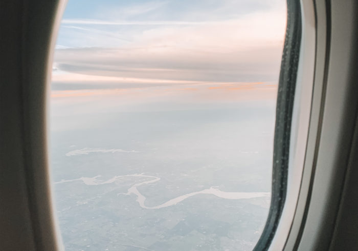 plane window views