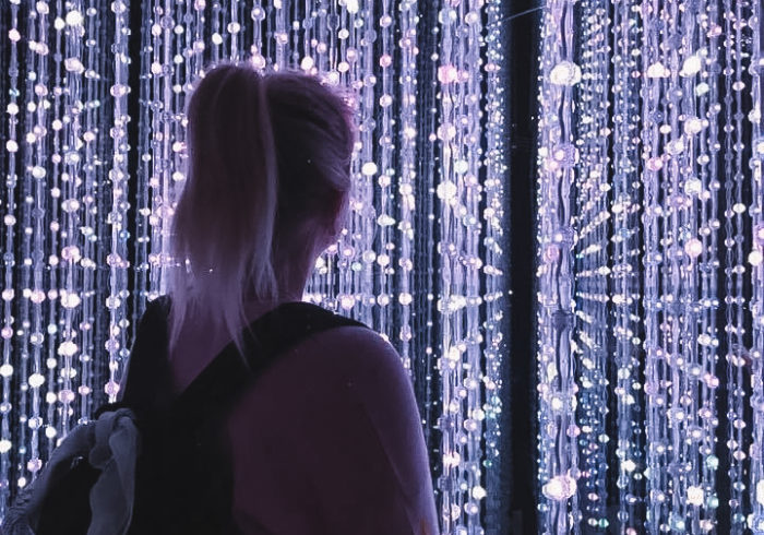 Light installation - Art Science Museum Singapore