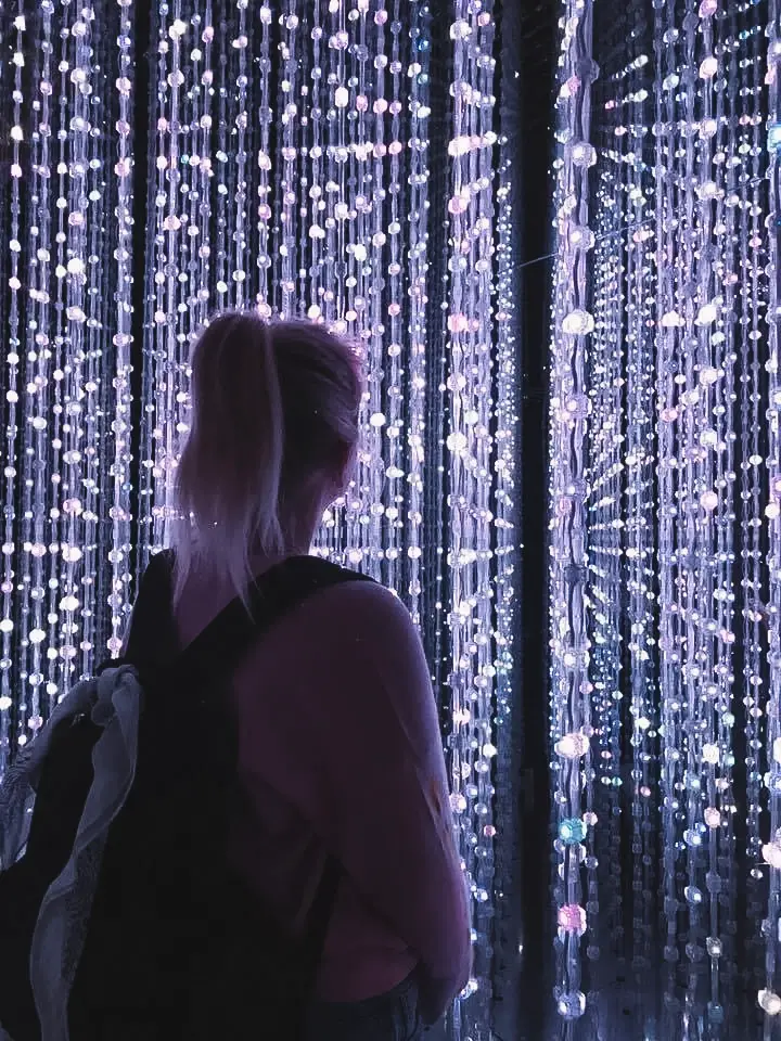Light installation - Art Science Museum Singapore