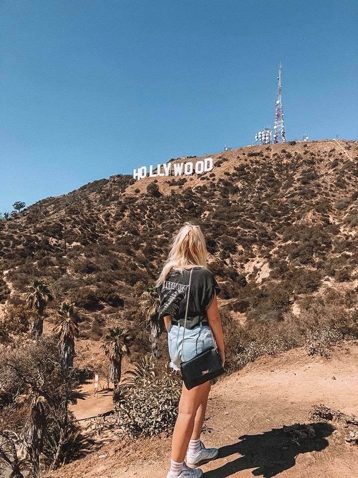 Hollywood sign viewpoint Los Angeles