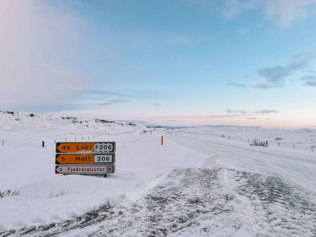 visiting Iceland in winter