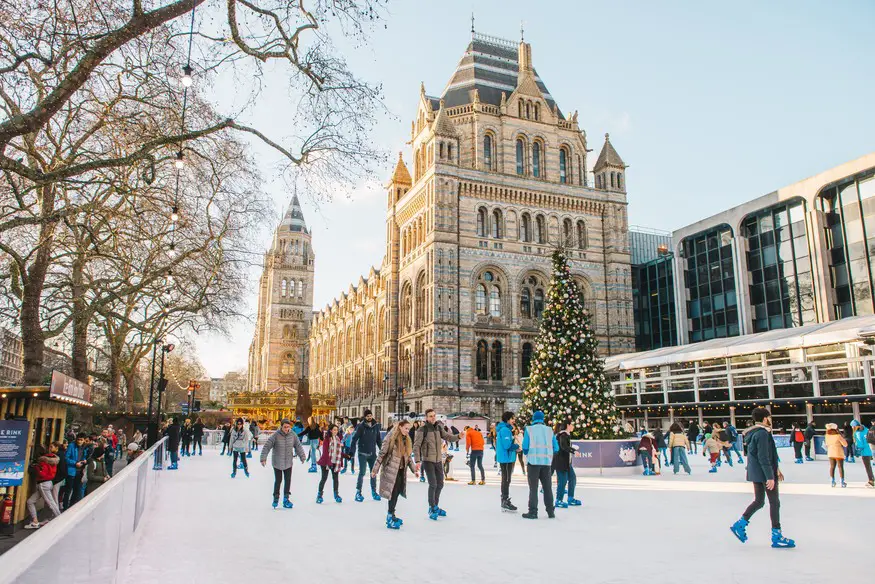 Natural history Museum in Winter