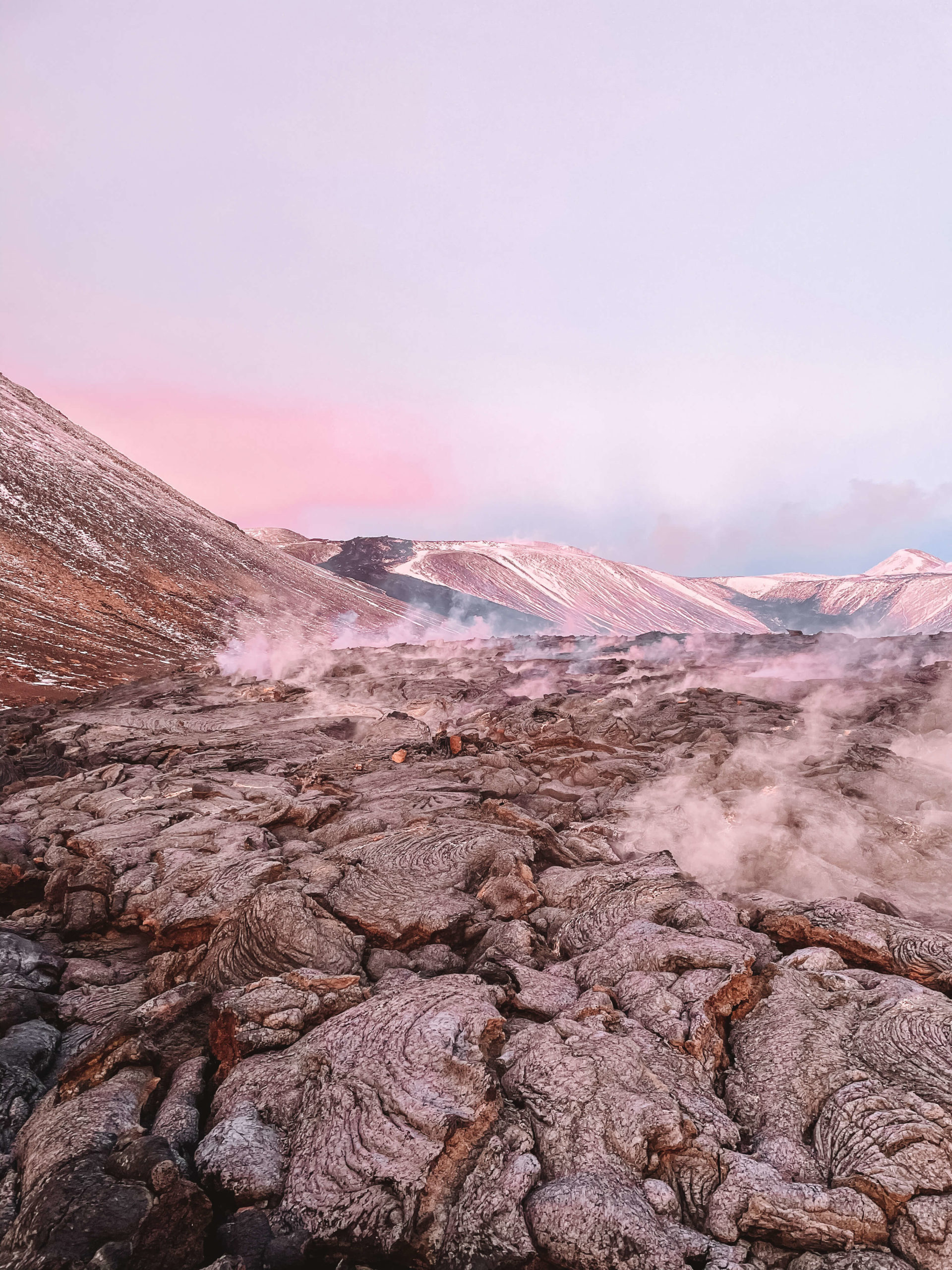 Fagradalsfjall volcano lava field Iceland